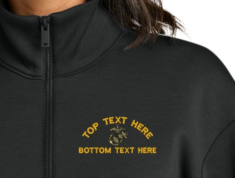 U.S. Marine Corps Custom Women's Soft Spacer Quarter-Zip