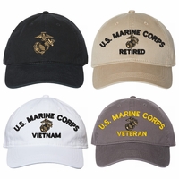 U.S. Marine Corps Dad Caps Thumbnail Illustration