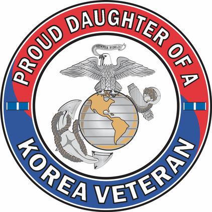 U.S. Marine Corps Proud Daughter of a Korea Veteran