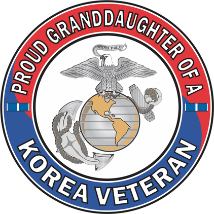 U.S. Marine Corps Proud Granddaughter of a Korea Veteran