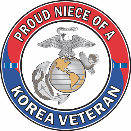 U.S. Marine Corps Proud Niece of a Korea Veteran