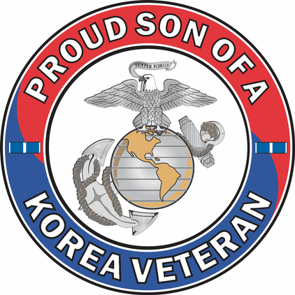U.S. Marine Corps Proud Son of a Korea Veteran