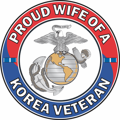 U.S. Marine Corps Proud Wife of a Korea Veteran