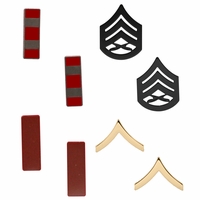 US Marine Corps Rank Insignia Thumbnail Illustration