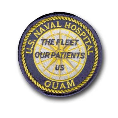 US NAVAL HOSPITAL GUAM 3" MILITARY PATCH