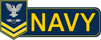U.S. Navy 2nd Class Aviation Boatswain's Mate ( AB ) Gold Bumper Sticker
