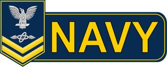 U.S. Navy 2nd Class Aviation Electronics Technician ( AT ) Gold Bumper Sticker