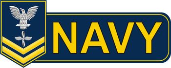 U.S. Navy 2nd Class Aviation Machinist's Mate ( AD ) Gold Bumper Sticker