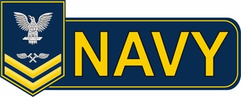 U.S. Navy 2nd Class Aviation Structural Mechanic ( AM ) Gold Bumper Sticker
