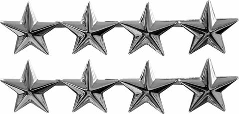 U.S. Navy Admiral 4 Star Collar Rank Insignia