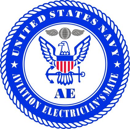 U.S. Navy Aviation Electrician's Mate Decal Sticker