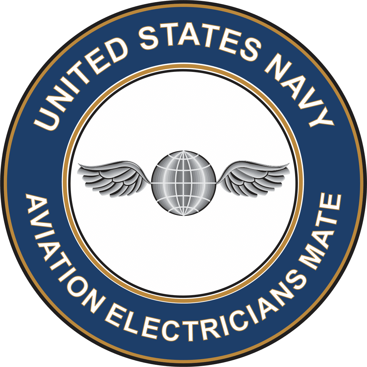U.S. Navy Aviation Electrician's Mate AE decal