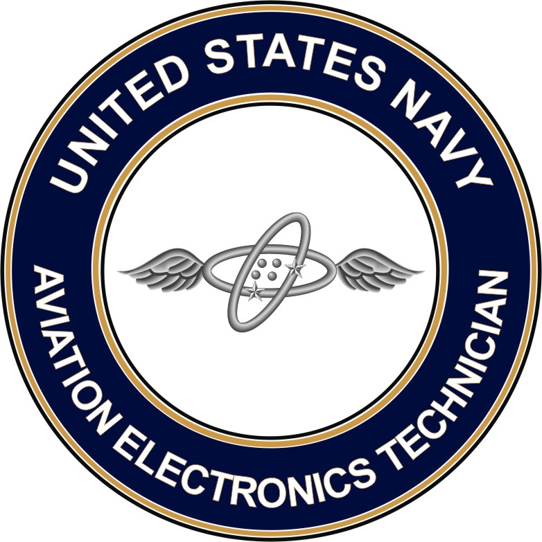 U.S. Navy Aviation Electronics Technician AT decal