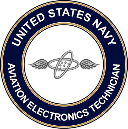 U.S. Navy Aviation Electronics Technician AT decal