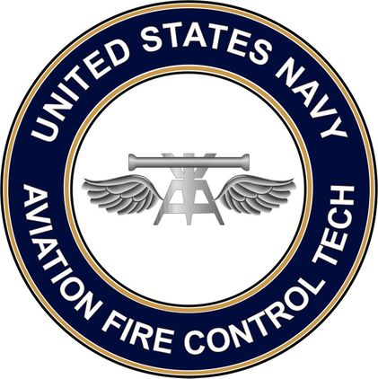 U.S. Navy Aviation Fire Control Tech AQ decal
