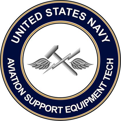 U.S. Navy Aviation Support Equipment Tech AS decal