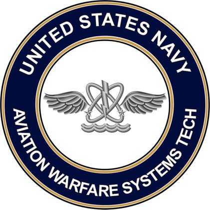 U.S. Navy Aviation Warfare Systems Technician AW decal