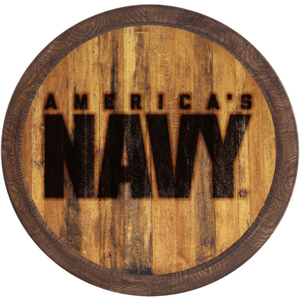 US Navy: Branded "Faux" Barrel Top Sign