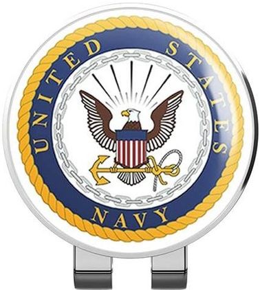 U.S. Navy Cap Clip with Golf Ball Marker