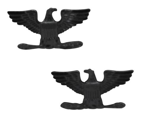 U.S.M.C. Subdued Metal Colonel Collar Rank Insignia