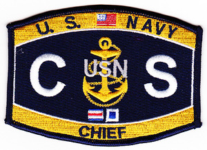 U.S. Navy Chief Culinary Specialist CS Rate Patch