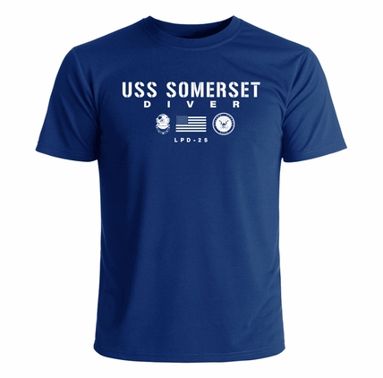 US Navy Custom Ship Diver T-Shirt