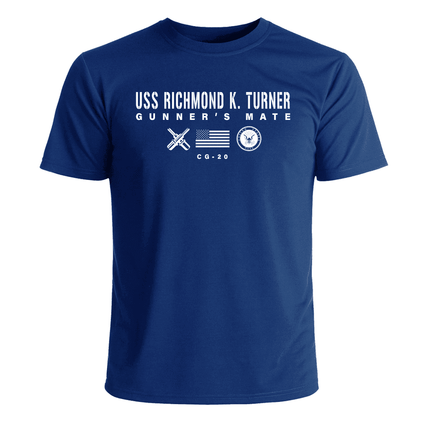 US Navy Custom Ship Gunner's Mate T-Shirt