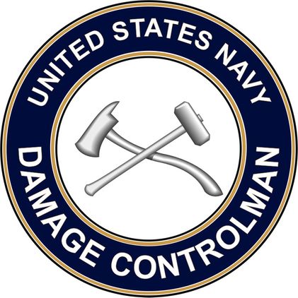 U.S. Navy Damage Controlman DC decal