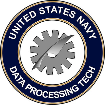 U.S. Navy Data Processing Tech DP decal