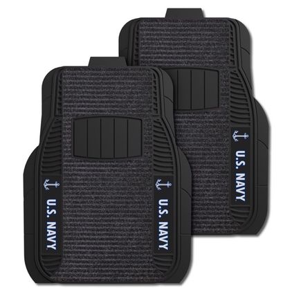 U.S. Navy 2-pc Deluxe Car Mat Set (21x27)