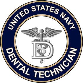 U.S. Navy Dental Technician DT decal