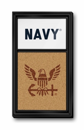 US Navy: Dual Logo - Cork Note Board