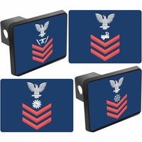 U.S. Navy E-6 Red Rate Hitch Covers Thumbnail Illustration