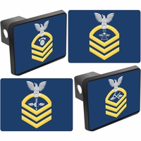 U.S. Navy E-7 Gold Rate Hitch Covers Thumbnail Illustration