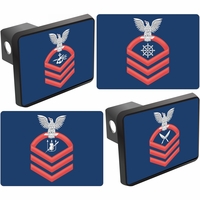 U.S. Navy E-7 Red Rate Hitch Covers Thumbnail Illustration