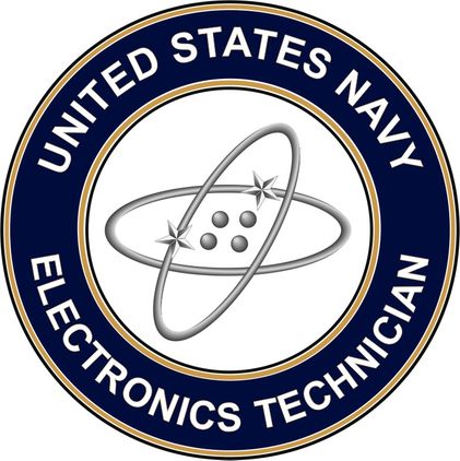 U.S. Navy Electronics Technician ET decal