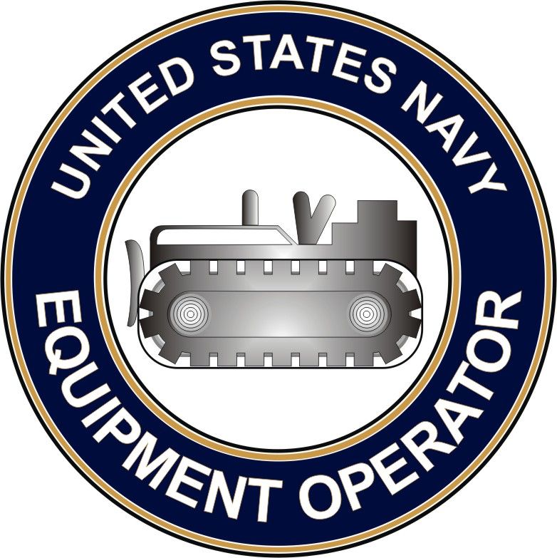 U.S. Navy Equipment Operator EO decal
