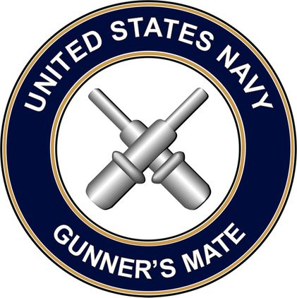 U.S. Navy Gunners Mate GM decal