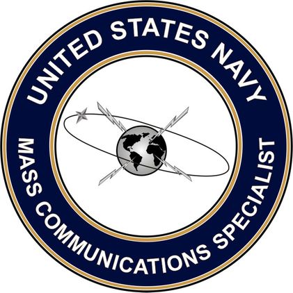 U.S. Navy Mass Communications Specialist MC decal