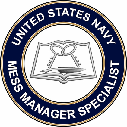 U.S. Navy Mess Management Specialist MS decal