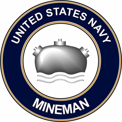 U.S. Navy Mineman MN decal