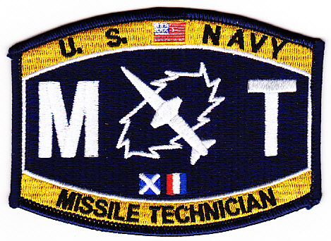 U.S. Navy Missle Technician MT Patch