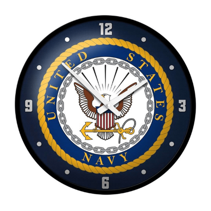 US Navy: Modern Disc Wall Clock