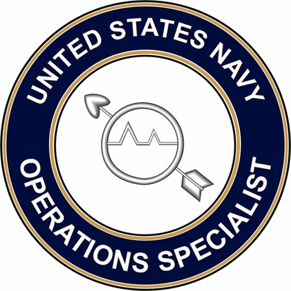 U.S. Navy Operations Specialist OS decal
