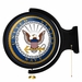 US Navy: Original Round Lighted Rotating Wall Sign