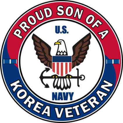 U.S. Navy Proud Son of a Korea Veteran