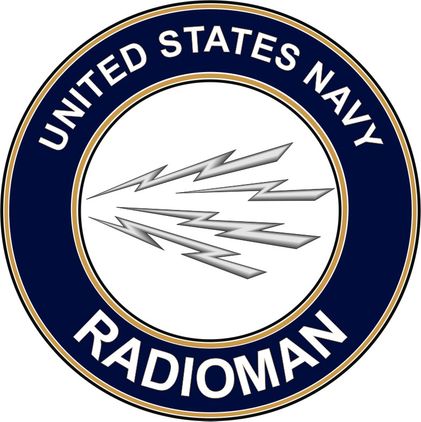 U.S. Navy Radioman RM decal