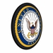 US Navy: Round Slimline Lighted Wall Sign