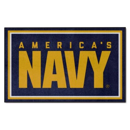U.S. Navy 4X6 Plush Rug