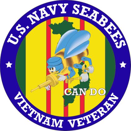 U.S. Navy Seabees Vietnam Veteran Decal